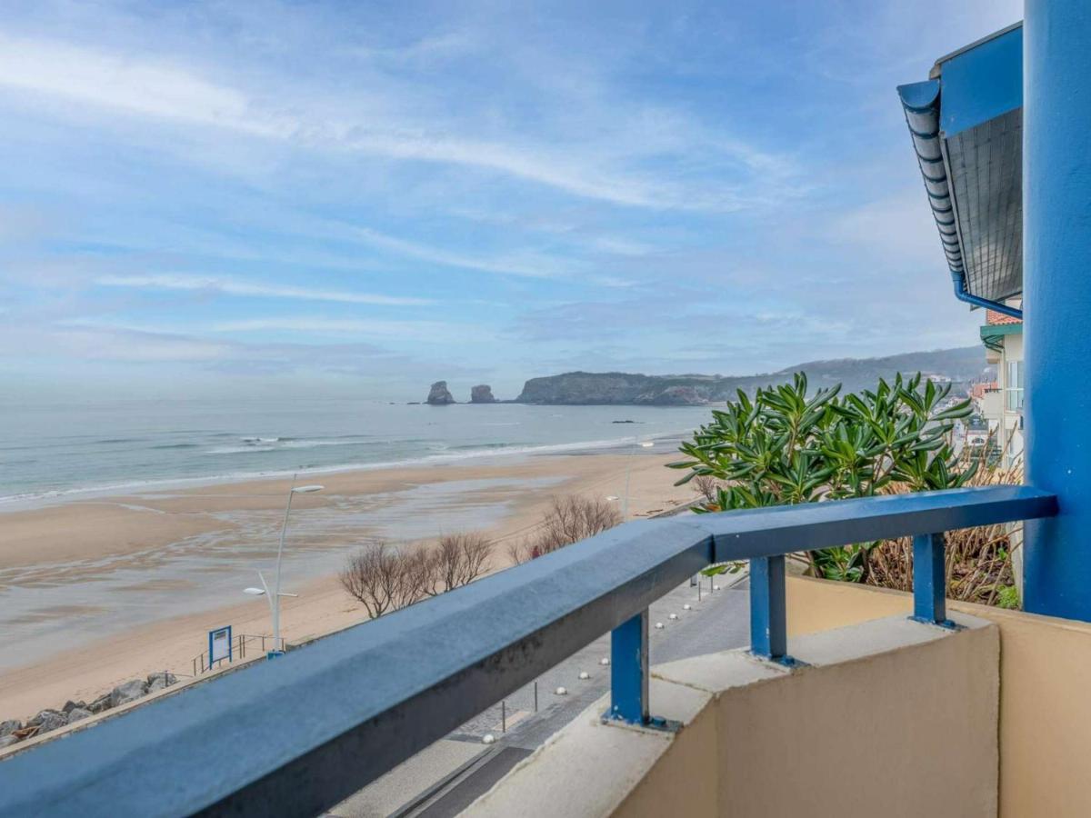 Appartement Rustique Face A La Mer A Hendaye Avec Balcon - Fr-1-2-294 Kültér fotó